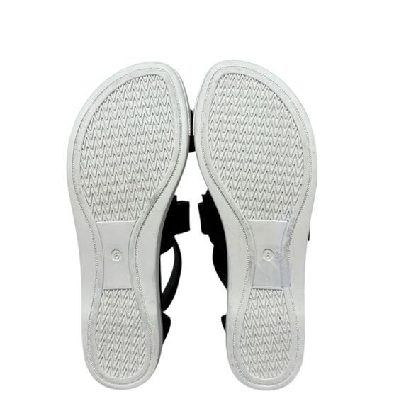 Eileen Fisher Woman's Sally Wedge Sporty Sandal in Black - Size 6 - Picture 9 of 9